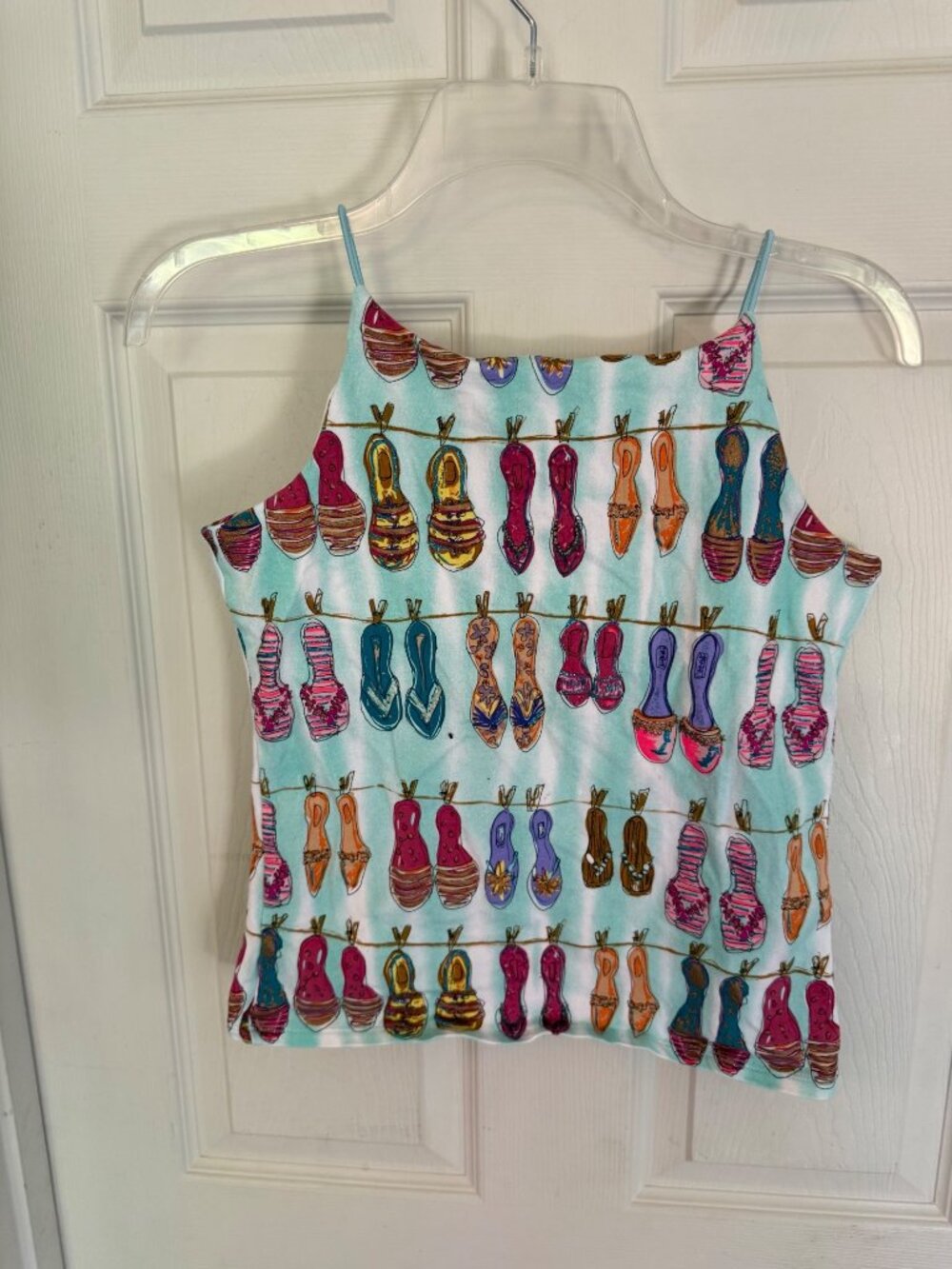 Vintage 90's B.Y.B.B. By Susan Lawrence Flip Flop Tank Top Size Medium - Picture 4 of 5